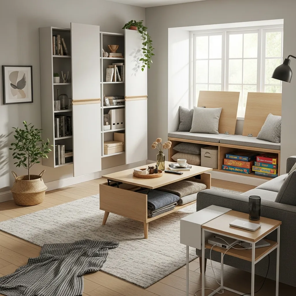 Concealed storage solutions