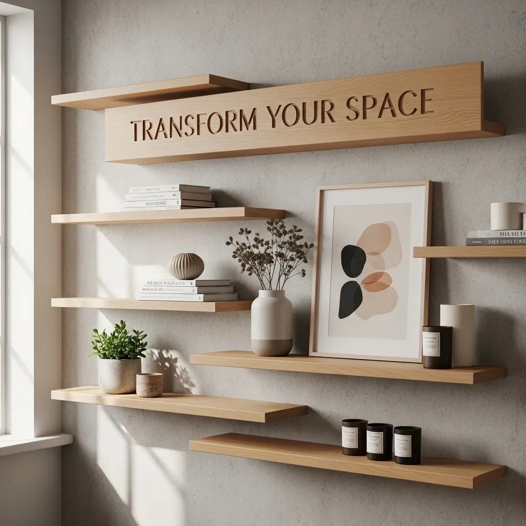 Floating shelf collection